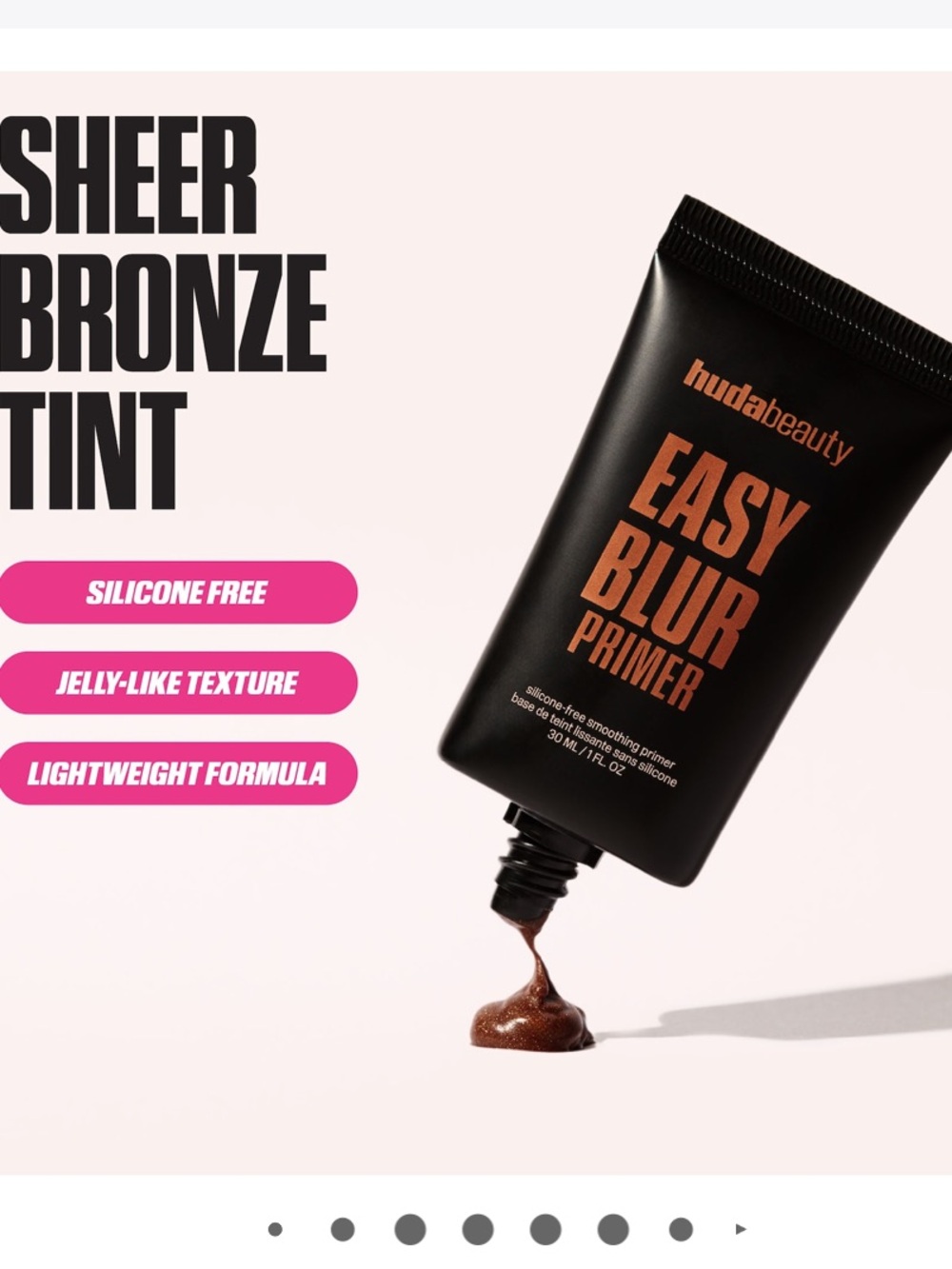 New huda beauty easy blur primer (bronze) - Picture 3 of 6